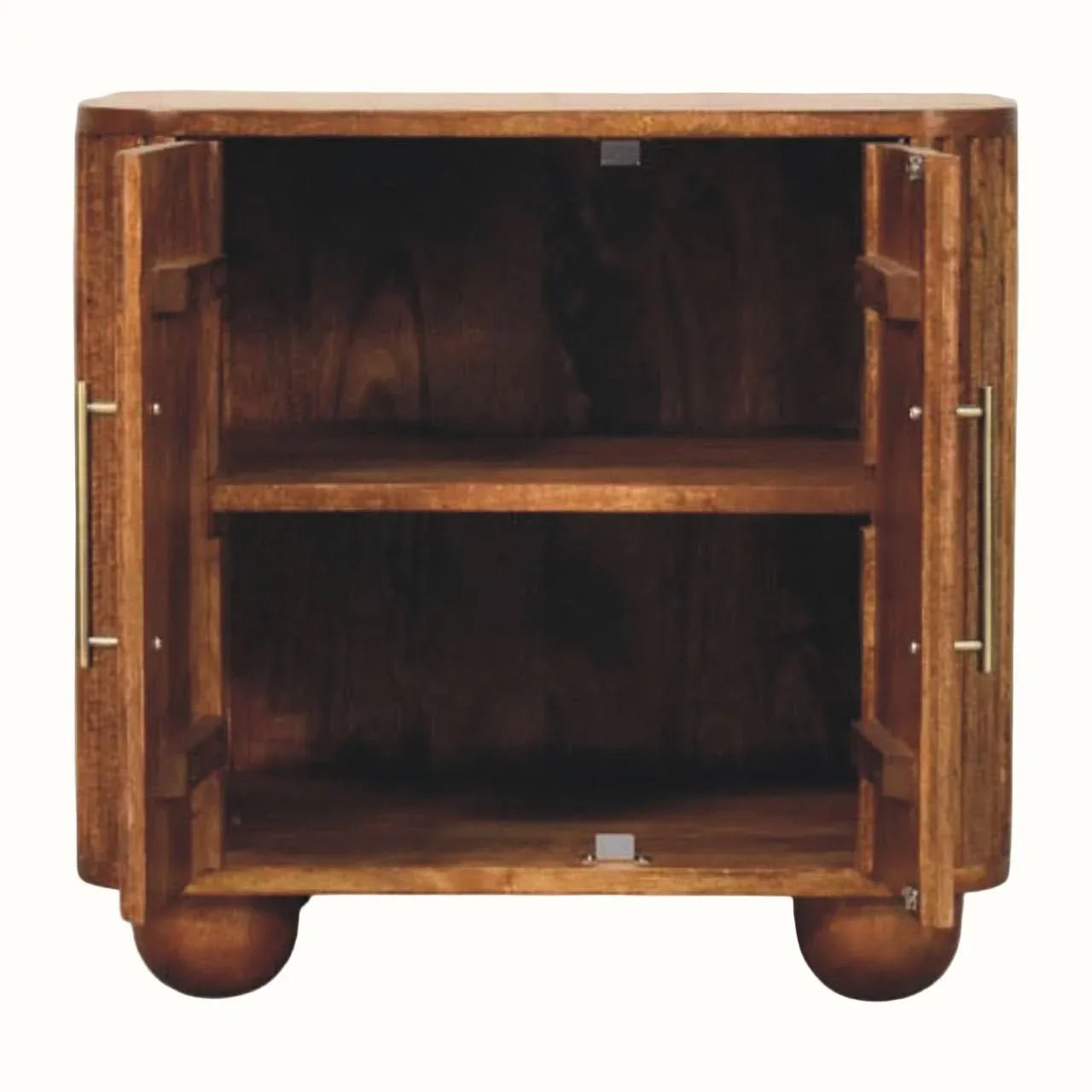 Paxton Fluted Sideboard - Amber Oak Sideboard - Bokel Home