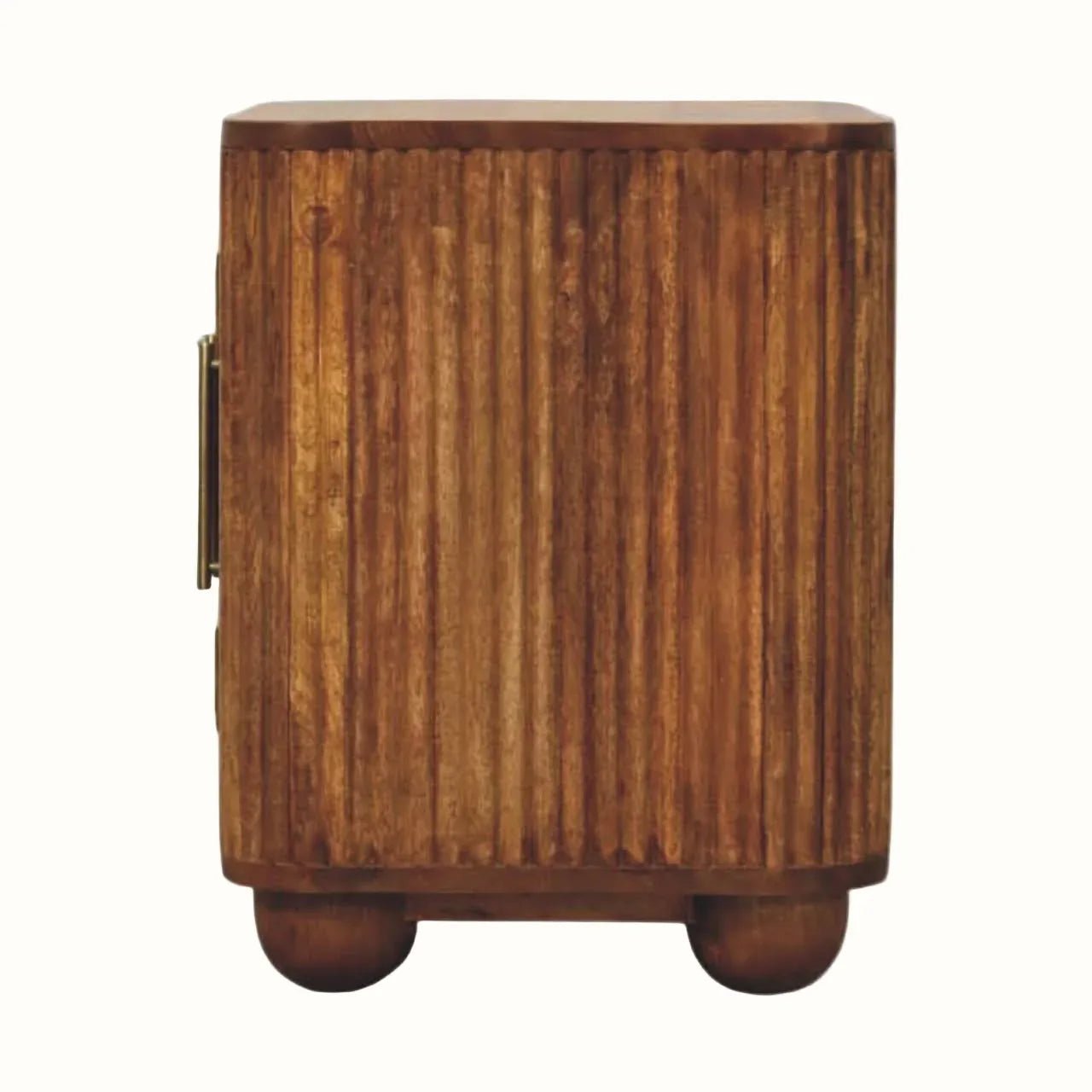 Paxton Fluted Sideboard - Amber Oak Sideboard - Bokel Home