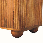 Paxton Fluted Sideboard - Amber Oak Sideboard - Bokel Home