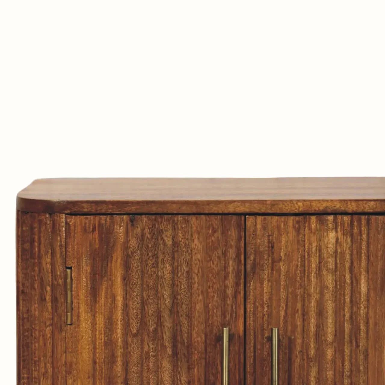 Paxton Fluted Sideboard - Amber Oak Sideboard - Bokel Home