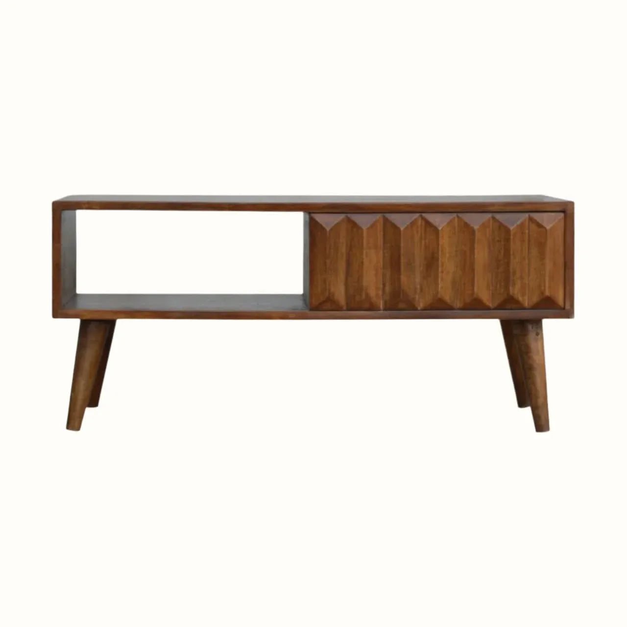 Prism Coffee Table - Chestnut Coffee Tables - Bokel Home