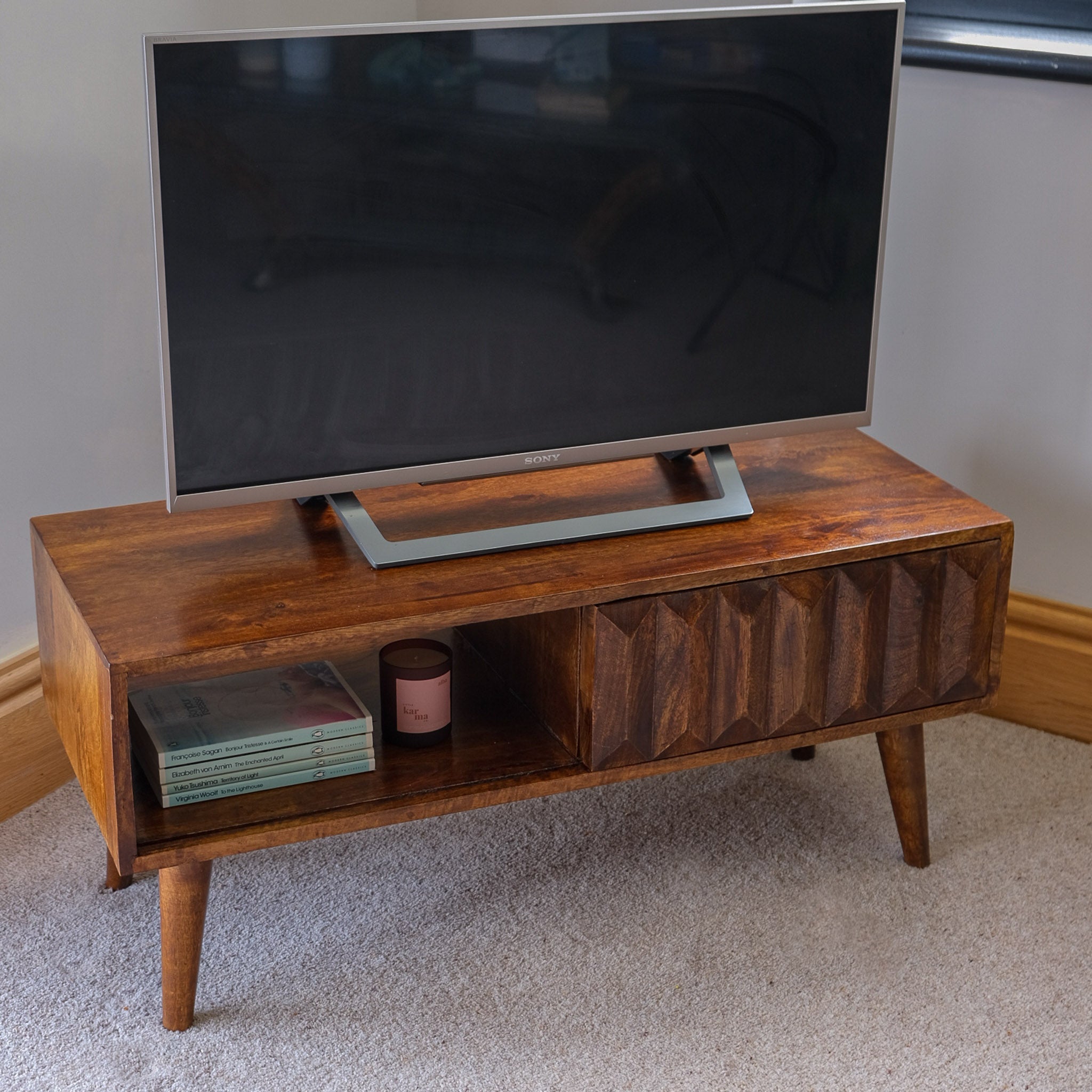 Prism Coffee Table - Chestnut Coffee Tables - Bokel Home