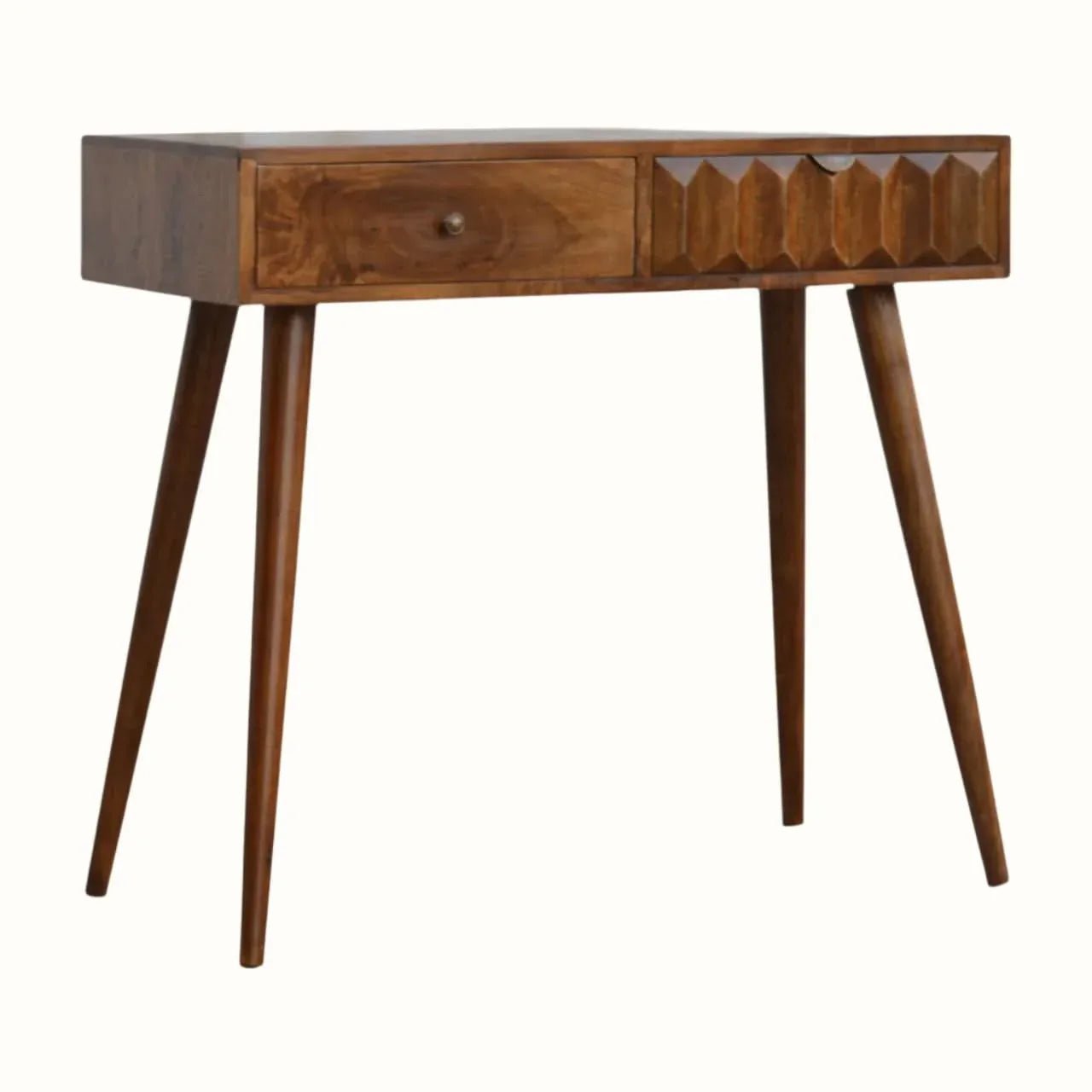 Prism Console Table - Chestnut Console Tables - Bokel Home