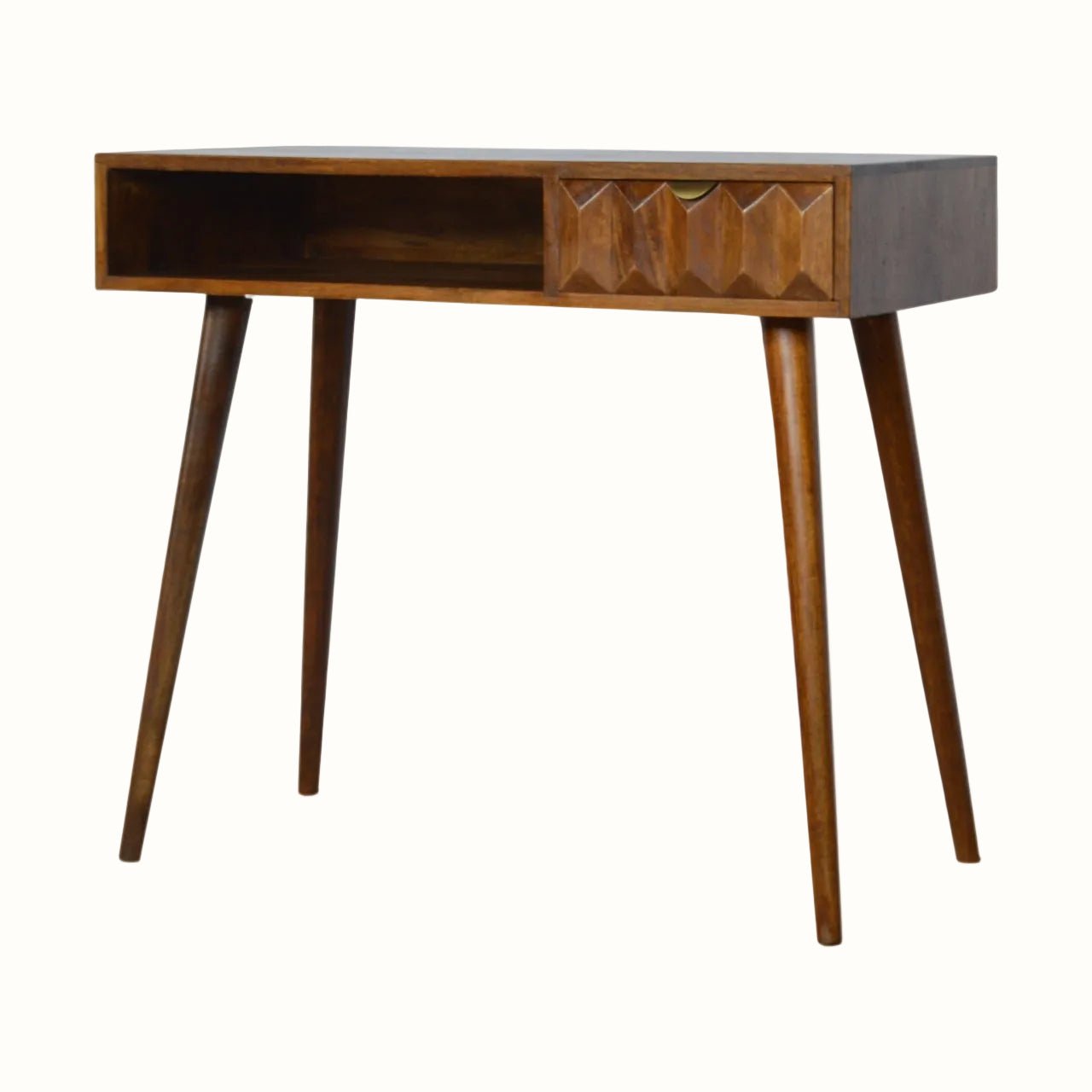 Prism Writing Desk - Chestnut Desks - Bokel Home