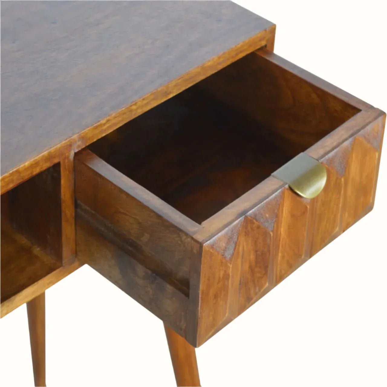 Prism Writing Desk - Chestnut Desks - Bokel Home