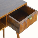 Prism Writing Desk - Chestnut Desks - Bokel Home