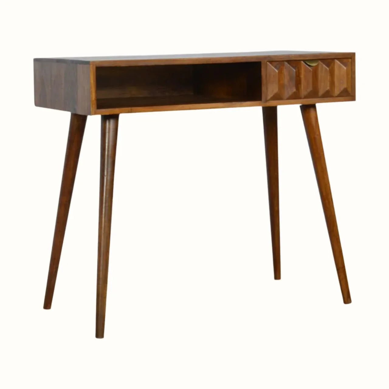 Prism Writing Desk - Chestnut Desks - Bokel Home