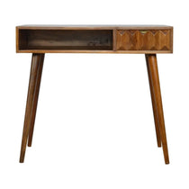Prism Writing Desk - Chestnut Desks - Bokel Home