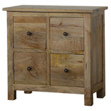 Hartley 4 Drawer Cabinet, Mini - Natural