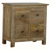 Hartley 4 Drawer Cabinet, Mini - Natural