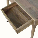 Nilson 2 Drawer Console Table, Medium - Natural