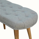 Femia Tweed Bench - Grey/Natural