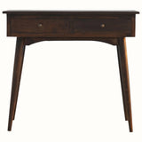Nilson 2 Drawer Console Table, Medium - Light Walnut