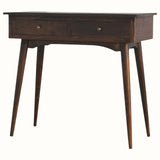 Nilson 2 Drawer Console Table, Medium - Light Walnut