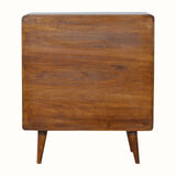 Hamade Chest of 3 Drawers, Medium - Chestnut