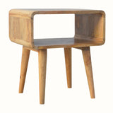 Leckie Bedside Table, Medium - Natural
