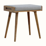 Keene Bench - Grey Tweed/Natural