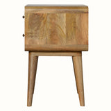 Hamade Bedside Table, Medium - Natural