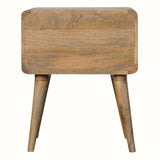 Hamade Bedside Table, Medium - Natural