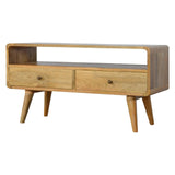 Hamade Open TV Stand, Medium - Natural