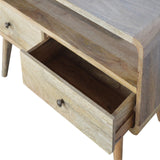 Hamade Open TV Stand, Medium - Natural