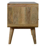 Hamade Open TV Stand, Medium - Natural
