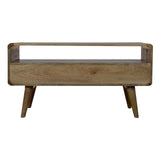 Hamade Open TV Stand, Medium - Natural