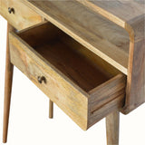Hamade Open Console Table, Medium - Natural