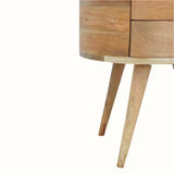 Molina Bedside Table, Medium - Natural