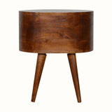 Molina Bedside Table, Medium - Chestnut