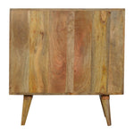 Rian Herringbone Chest of 3 Drawers, Medium - Natural Chest of Drawers - Bokel Home