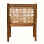 Seeley Cane Accent Chair - Mustard Velvet/Natural - Bokel Home