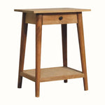 Seeley Cane Bedside Table with 1 Drawer, Small - Natural Bedside Tables - Bokel Home
