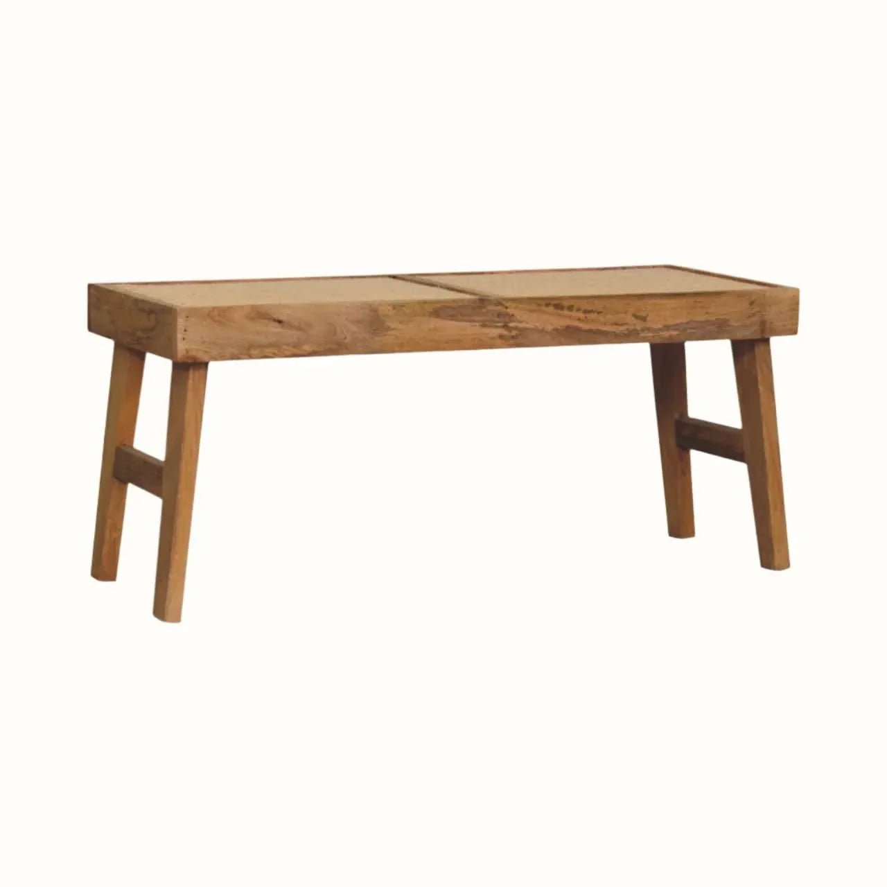 Seeley Cane Bench - Natural Bench - Bokel Home