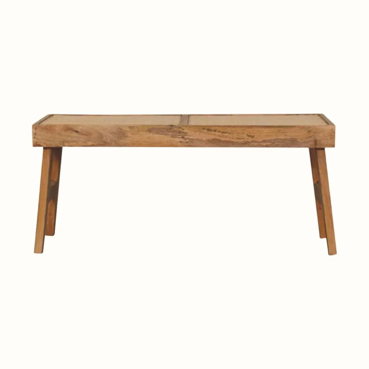 Seeley Cane Bench - Natural Bench - Bokel Home