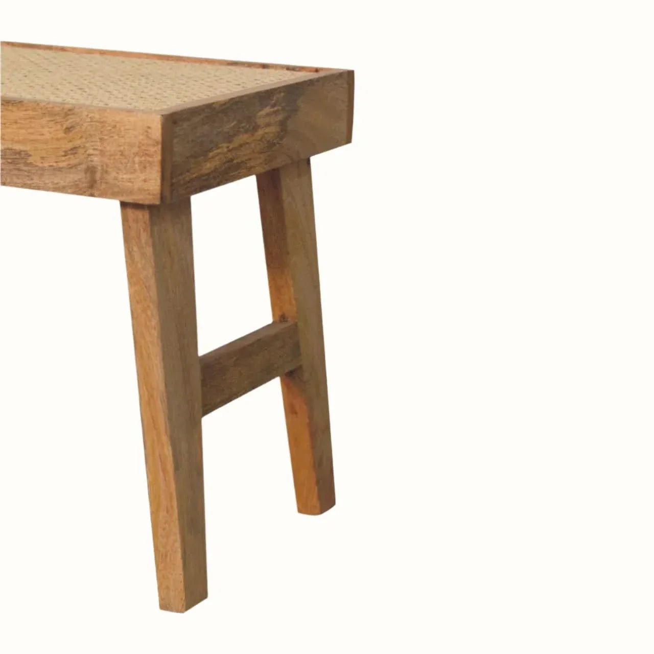 Seeley Cane Bench - Natural Bench - Bokel Home