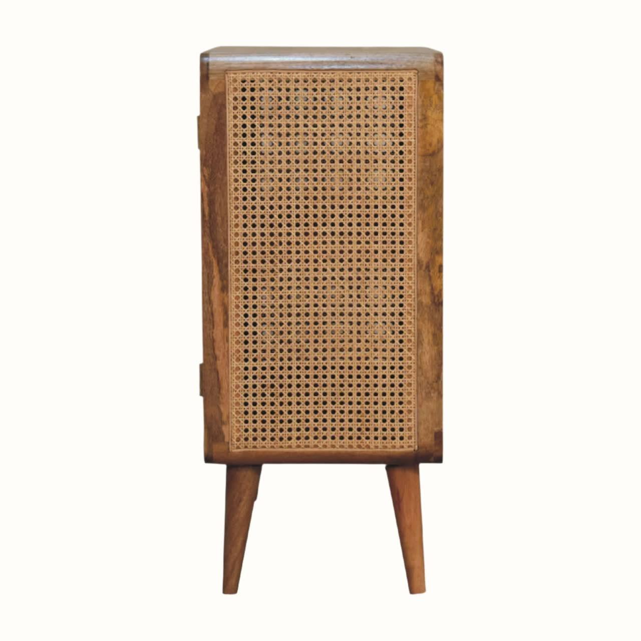 Seeley Cane Cabinet - Natural - Bokel Home