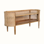 Seeley Cane Shelving Unit - Natural - Bokel Home