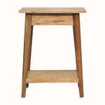 Seeley Cane Side Table - Natural - Bokel Home