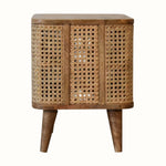 Seeley Open Bedside Cabinet, Medium - Natural Bedside Tables - Bokel Home
