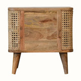 Seeley Open Bedside Cabinet - Natural - Bokel Home