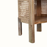 Seeley Open Side Table, Mini - Natural Side Tables - Bokel Home