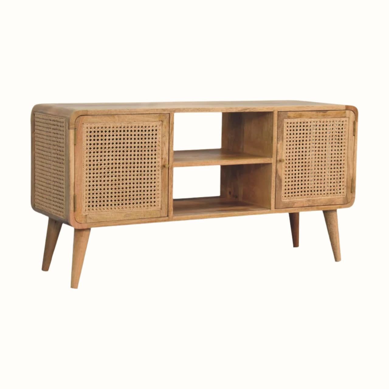 Seeley TV Stand with Storage - Natural TV Stands - Bokel Home