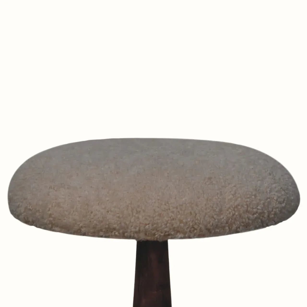 Selva Boucle Teak Accent Stool - Golden Teak Stools - Bokel Home