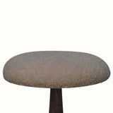 Selva Boucle Teak Accent Stool - Golden Teak Stools - Bokel Home