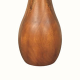 Selva Curved Base Side Table - Amber Oak Side Tables - Bokel Home