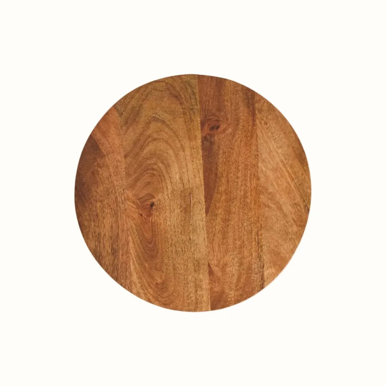 Selva Curved Base Side Table - Amber Oak Side Tables - Bokel Home