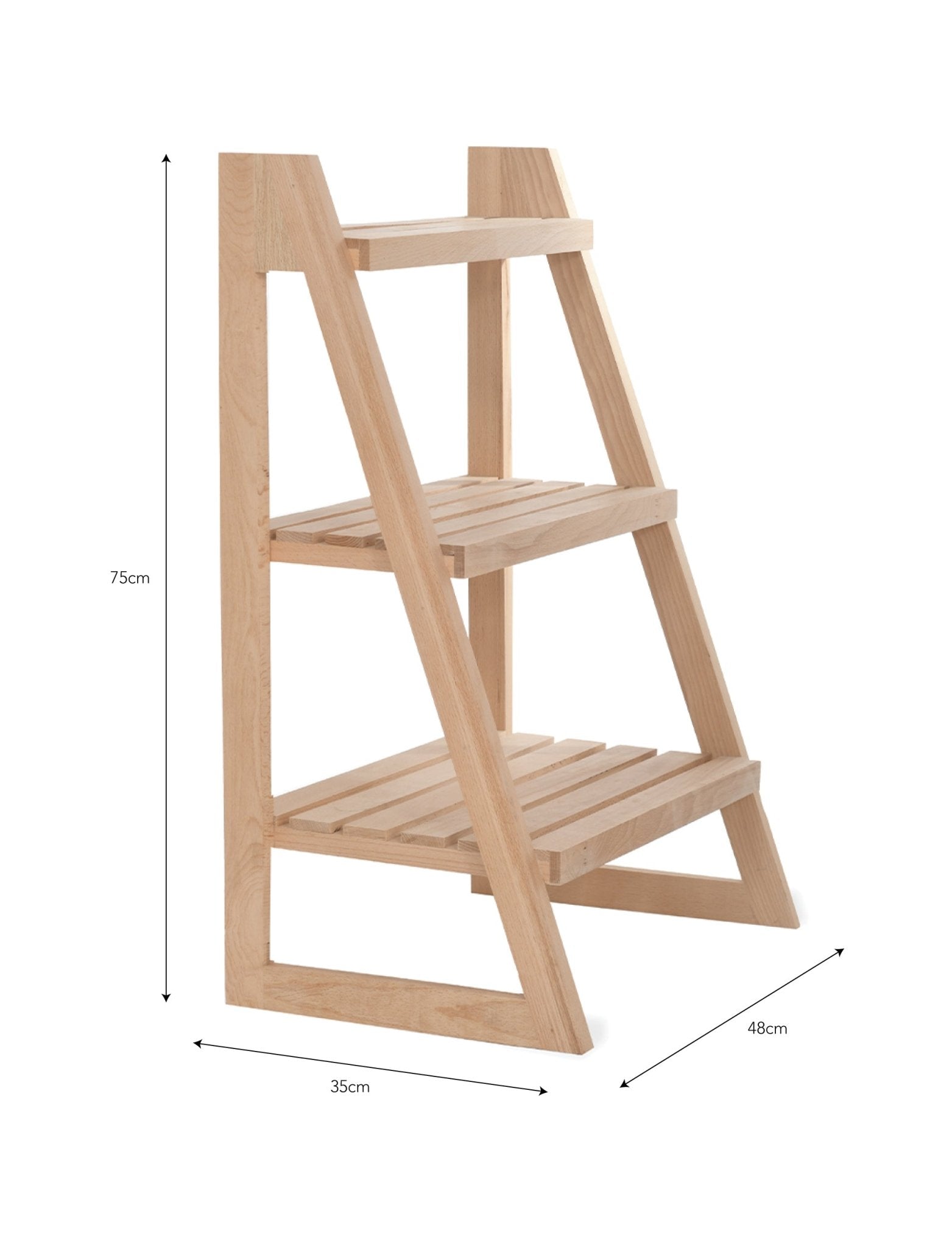 Southbourne Shelf Ladder, Small - Natural Shelves & Bookcases - Bokel Home