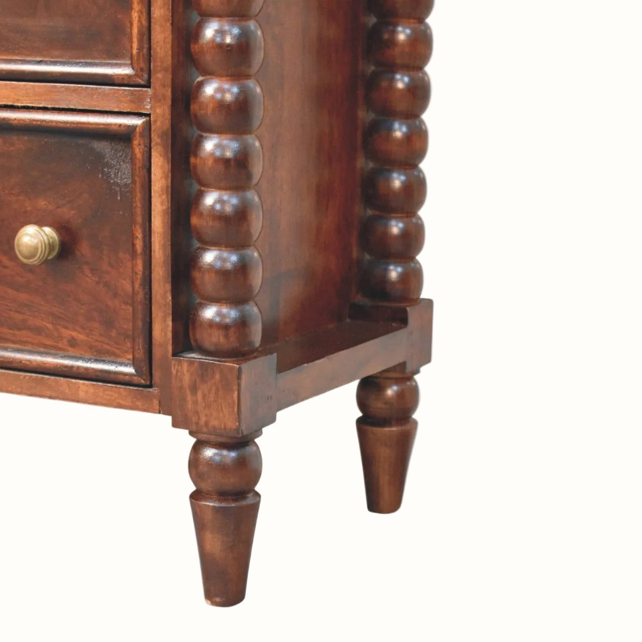 Arlen Spindle Chest of 3 Drawers - Winewood Oak