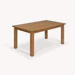 St Mawes Dining Table 6 Seater - Teak, Natural Dining Tables - Bokel Home